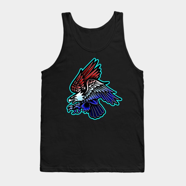 american bald eagle Tank Top by Squatchyink